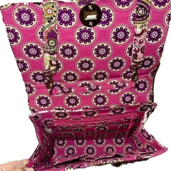 Vera Bradley Very Berry Paisley Julia Bag - Picture 3 of 8